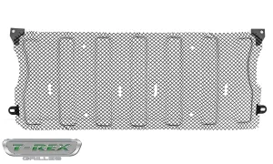 T-REX Sport Mesh Insert Grilles - Black - Requires Drilling or Cutting - 2018-2019 Jeep JL