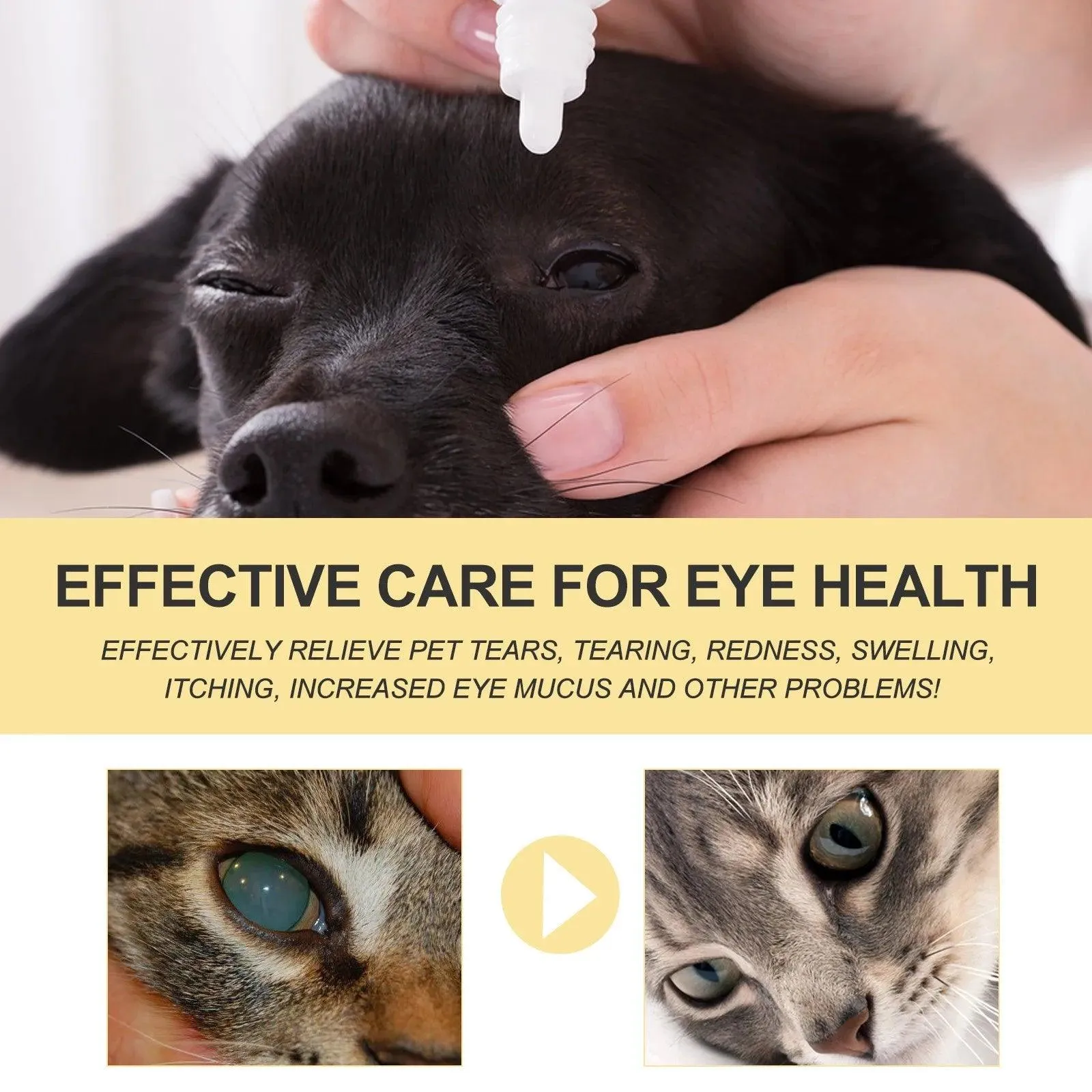 Tear Stain Remover Pet Eye Drops